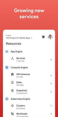 Screenshot of the application Cloud Console - #2