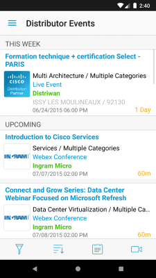 Screenshot of the application Cisco Disti Compass - #2