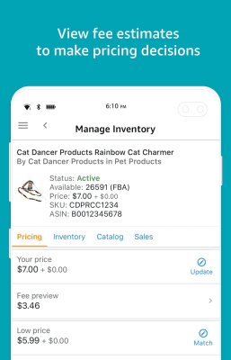 Screenshot of the application Amazon Seller - #7