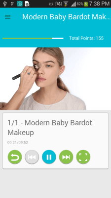 Screenshot of the application How to apply makeup - #7