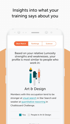 Screenshot of the application Lumosity - #8