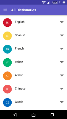 Screenshot of the application English-Russian Dictionary at WordReference - #4