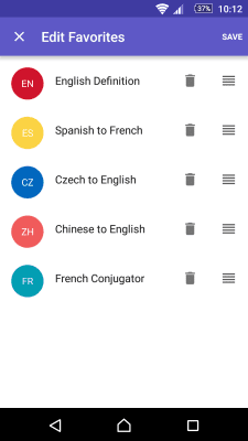 Screenshot of the application English-Russian Dictionary at WordReference - #6