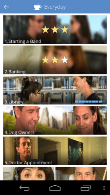 Screenshot of the application SpeakingPal - #2
