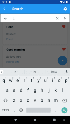 Screenshot of the application Learn Russian Phrasebook - #6