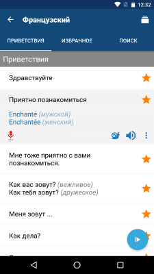 Screenshot of the application Learn French - #2