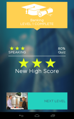 Screenshot of the application SpeakingBiz - Business English - #6