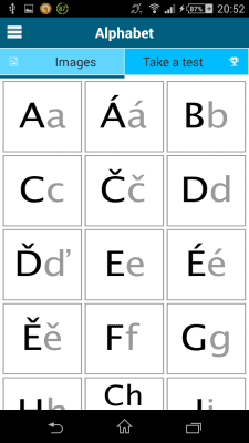 Screenshot of the application Czech 50 languages - #6