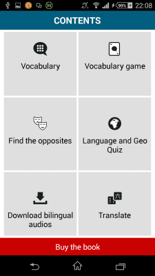Screenshot of the application Indonesian 50 languages - #3