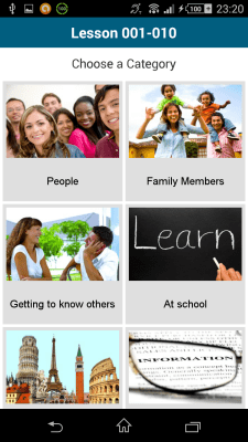 Screenshot of the application Slovak 50 languages - #2