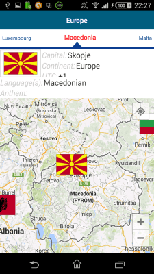 Screenshot of the application Macedonian 50 Languages - #8