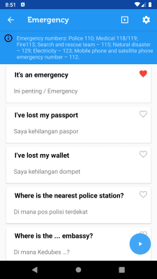Screenshot of the application Learn Bahasa Indonesian - #3