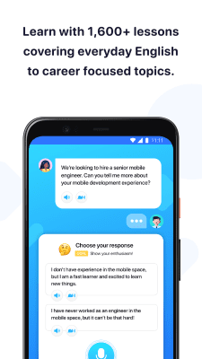 Screenshot of the application ELSA Speak: Accent Correction - #4