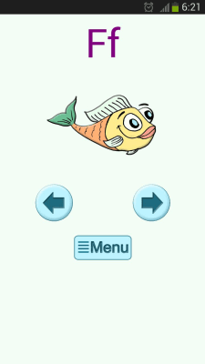 Screenshot of the application English for Kids: ABC - #2