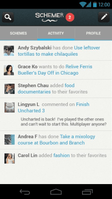 Screenshot of the application Schemer - #2