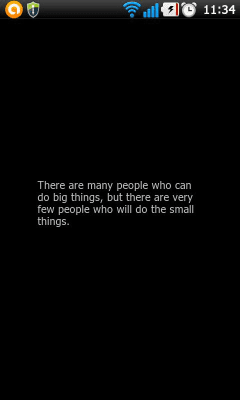 Screenshot of the application Mother Teresa Quotes - #2
