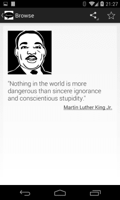 Screenshot of the application Quotes - #2
