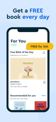 Screenshot of the application Blinkist - #4