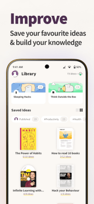 Screenshot of the application Deepstash - #4