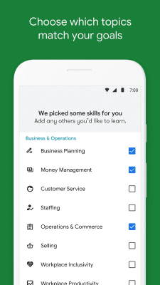 Screenshot of the application Google Primer - #2