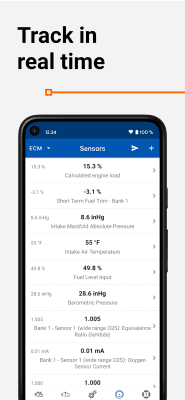 Screenshot of the application OBD Auto Doctor car scanner - #4