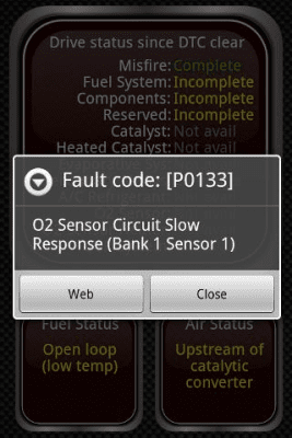 Screenshot of the application Torque Lite (OBD2 & Car) - #2