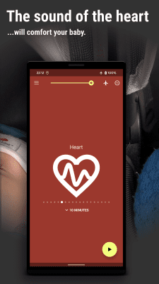 Screenshot of the application BabySleep: Whitenoise lullaby - #5