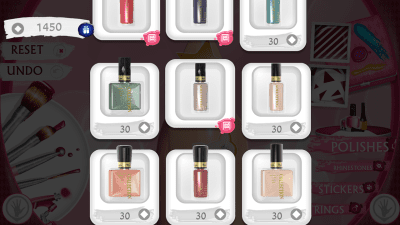 Screenshot of the application Cute Nail Art Designs Game 3D - #5