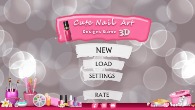 Screenshot of the application Cute Nail Art Designs Game 3D - #7