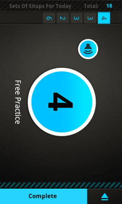 Screenshot of the application Sit Ups Workout - #2