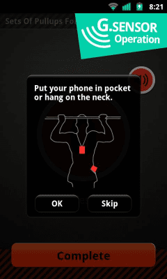 Screenshot of the application Pull Ups pro - #3