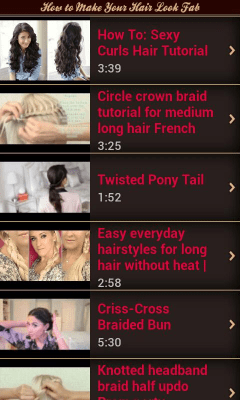Screenshot of the application How to Make Hair Beautiful - #5