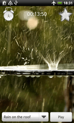 Screenshot of the application Rain Sounds Relax & Sleep - #5