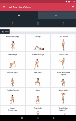 Screenshot of the application Runtastic Leg Trainer Legs - #15