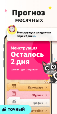 Screenshot of the application Women's Calendar - #2