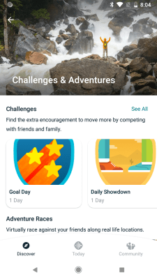 Screenshot of the application Fitbit - #3