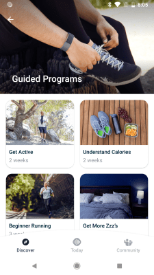 Screenshot of the application Fitbit - #4