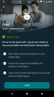 Screenshot of the application Fitbit - #5