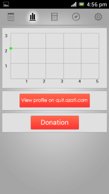 Screenshot of the application Quit Smoking - #2