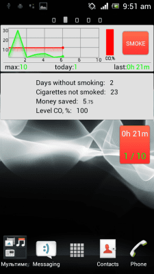 Screenshot of the application Quit Smoking - #6