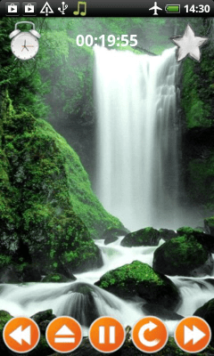 Screenshot of the application Waterfall Sounds - #2