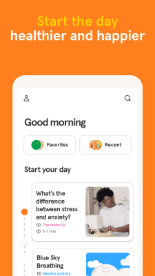 Screenshot of the application Headspace: Meditation & Sleep - #4