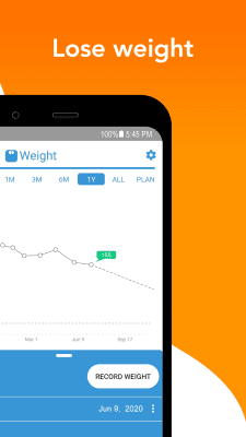 Screenshot of the application Calorie Counter by Lose It! - #3