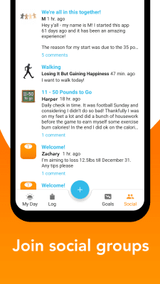 Screenshot of the application Calorie Counter by Lose It! - #8