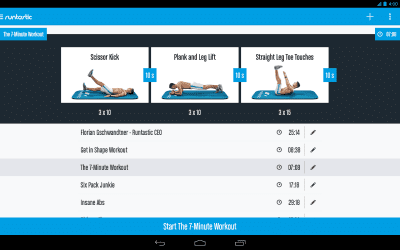Screenshot of the application Runtastic Six Pack Perfect abs - #9