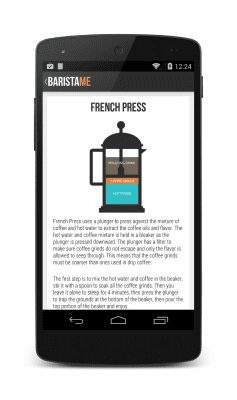 Screenshot of the application Baristame - Coffee Guide FREE - #3