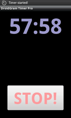Screenshot of the application Kitchen Timer - #2