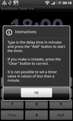 Screenshot of the application Kitchen Timer - #4
