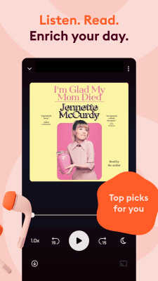 Screenshot of the application Storytel - Audiobooks by subscription - #3