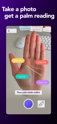 Screenshot of the application Astroline - Fortune-telling by hand - #2